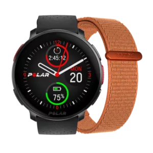 Polar Vantage V3, Klettverschluss, Nylon, Premium-Multisportuhr, Orange