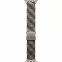 Apple Watch Milanese Armband für Watch Ultra 49mm Titan natur (M)